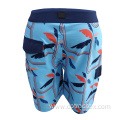 Men Quick Dry Print Swimsuit Board Beach Shorts